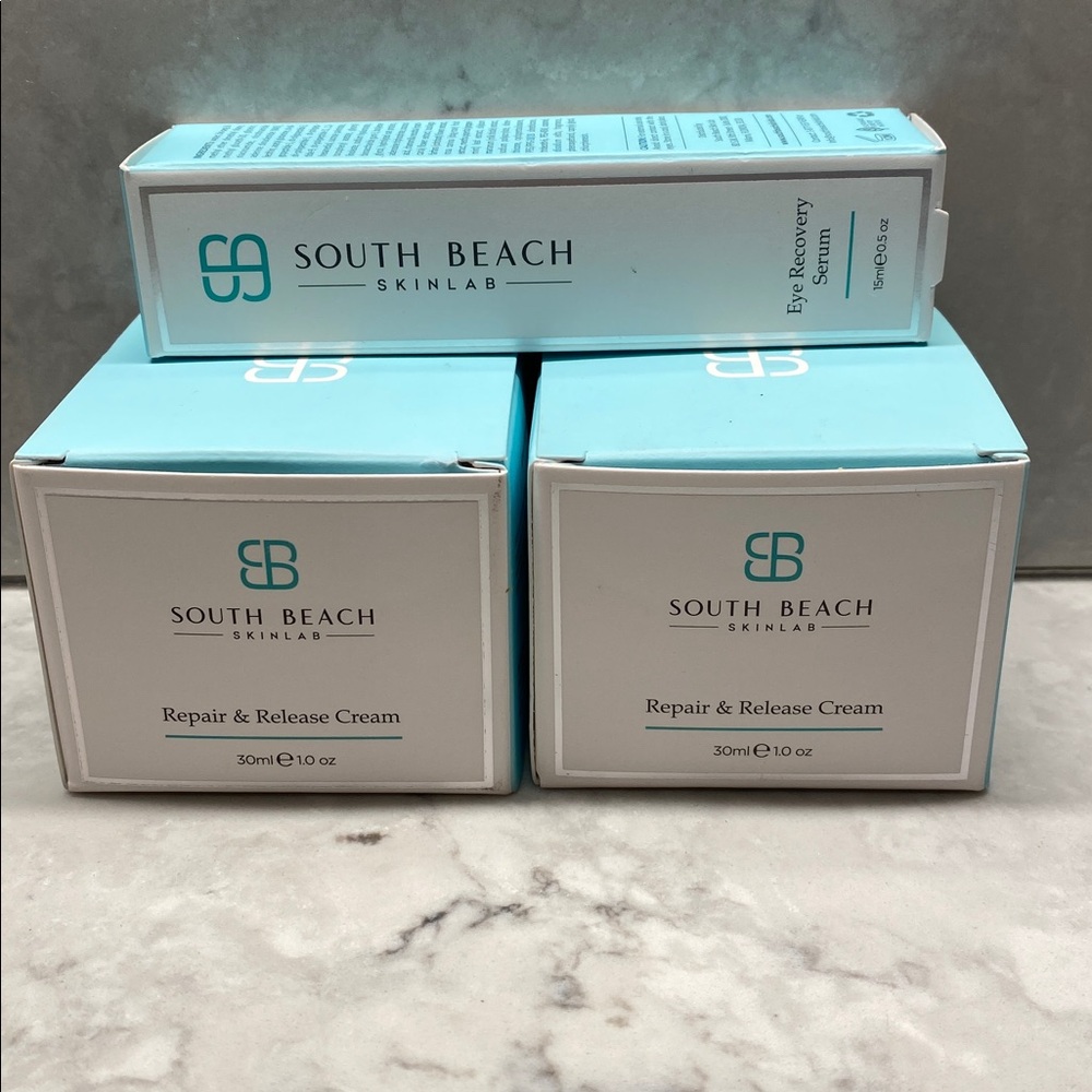 Eye Recovery Serum and Repair & Release Cream Set by South Beach